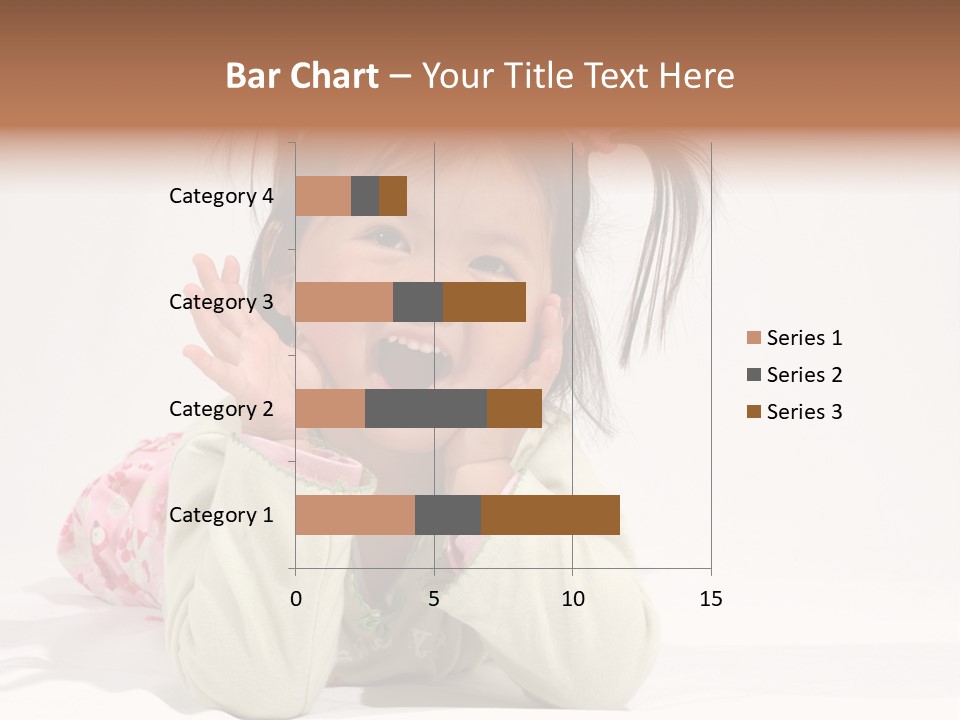 Little Asian Girl With A Smile PowerPoint Template