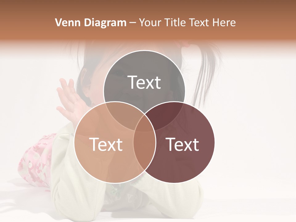 Little Asian Girl With A Smile PowerPoint Template