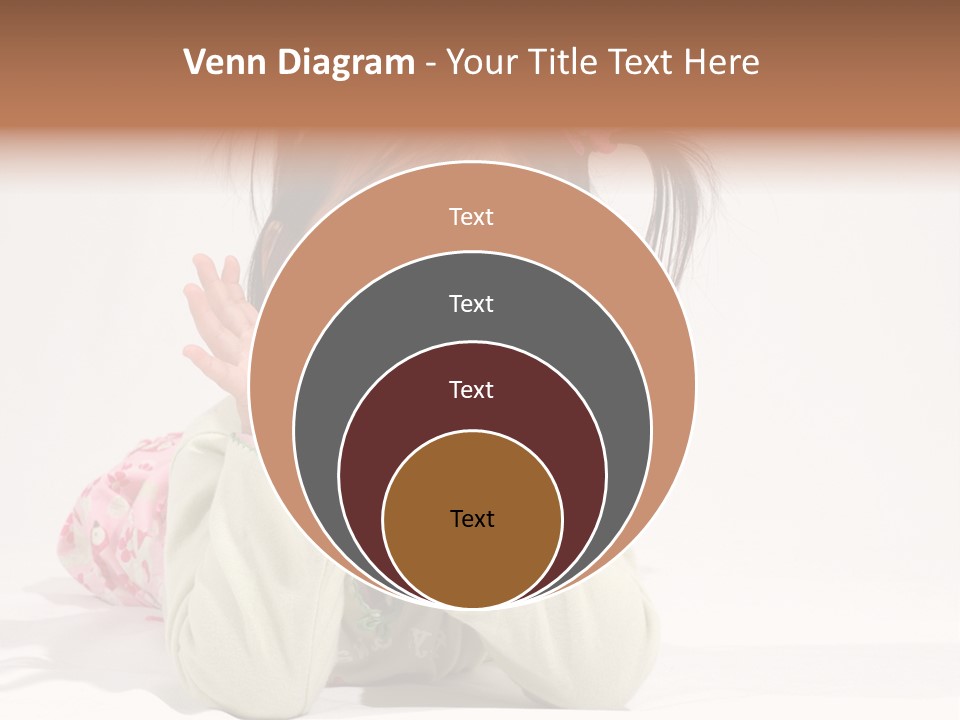 Little Asian Girl With A Smile PowerPoint Template