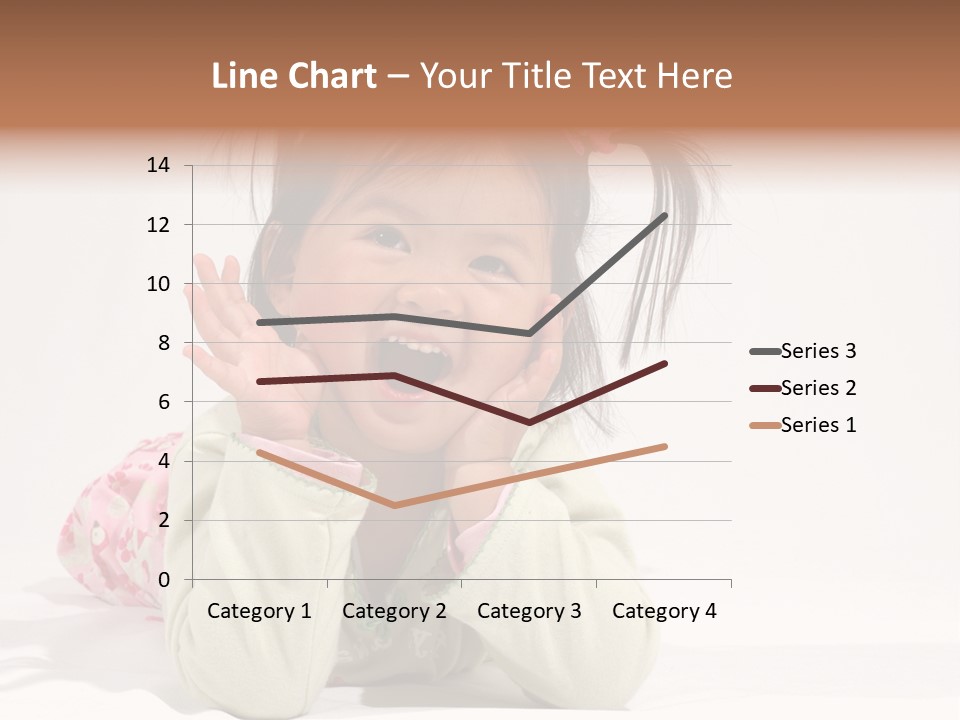 Little Asian Girl With A Smile PowerPoint Template