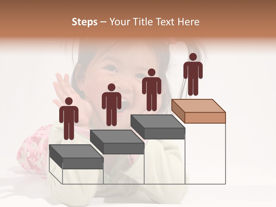 Little Asian Girl With A Smile PowerPoint Template