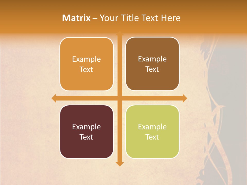 Floral Style Textures And Backgrounds PowerPoint Template