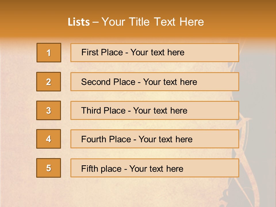Floral Style Textures And Backgrounds PowerPoint Template