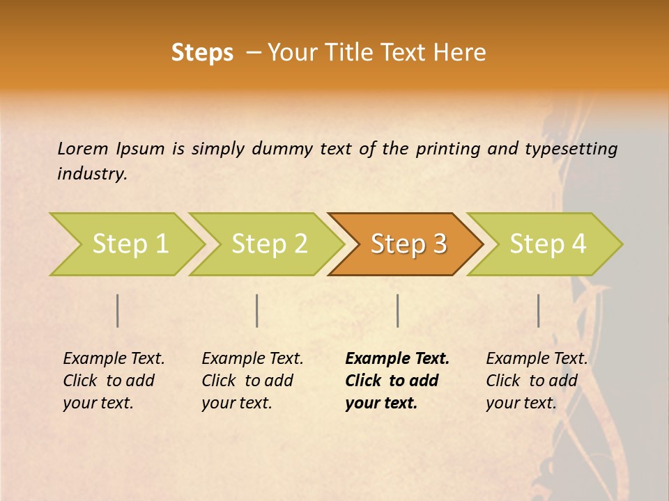 Floral Style Textures And Backgrounds PowerPoint Template