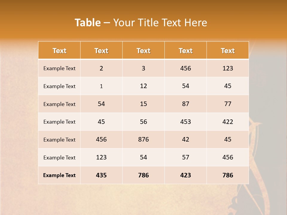 Floral Style Textures And Backgrounds PowerPoint Template