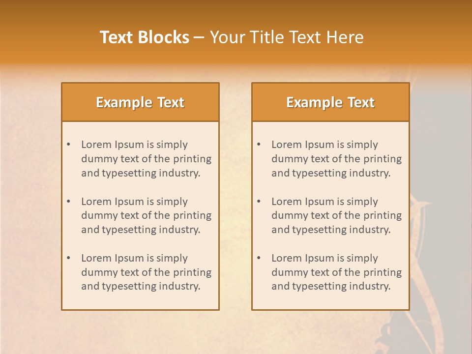 Floral Style Textures And Backgrounds PowerPoint Template