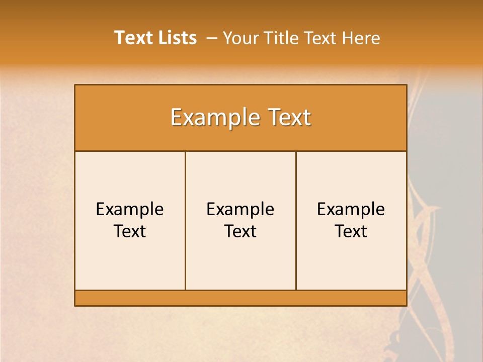 Floral Style Textures And Backgrounds PowerPoint Template