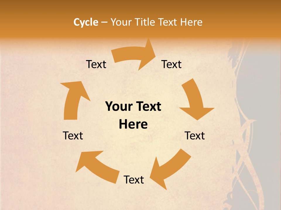 Floral Style Textures And Backgrounds PowerPoint Template