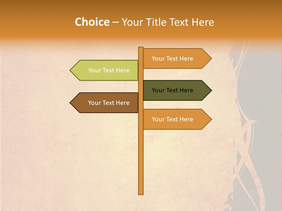 Floral Style Textures And Backgrounds PowerPoint Template