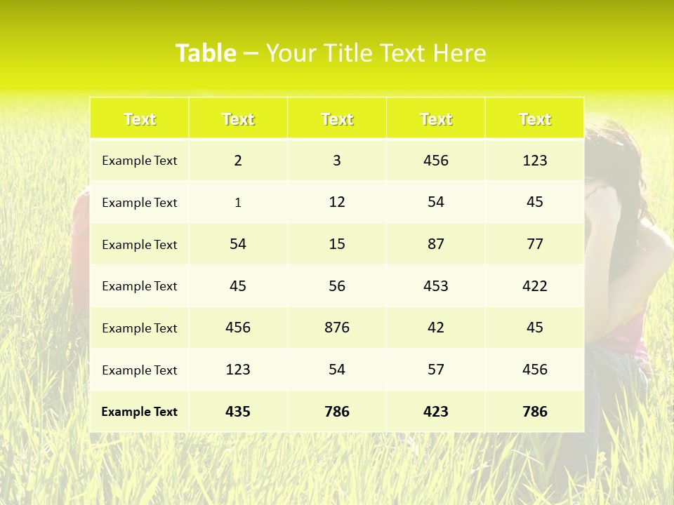 Blond Young Woman Offering Candy To Her Friend. PowerPoint Template