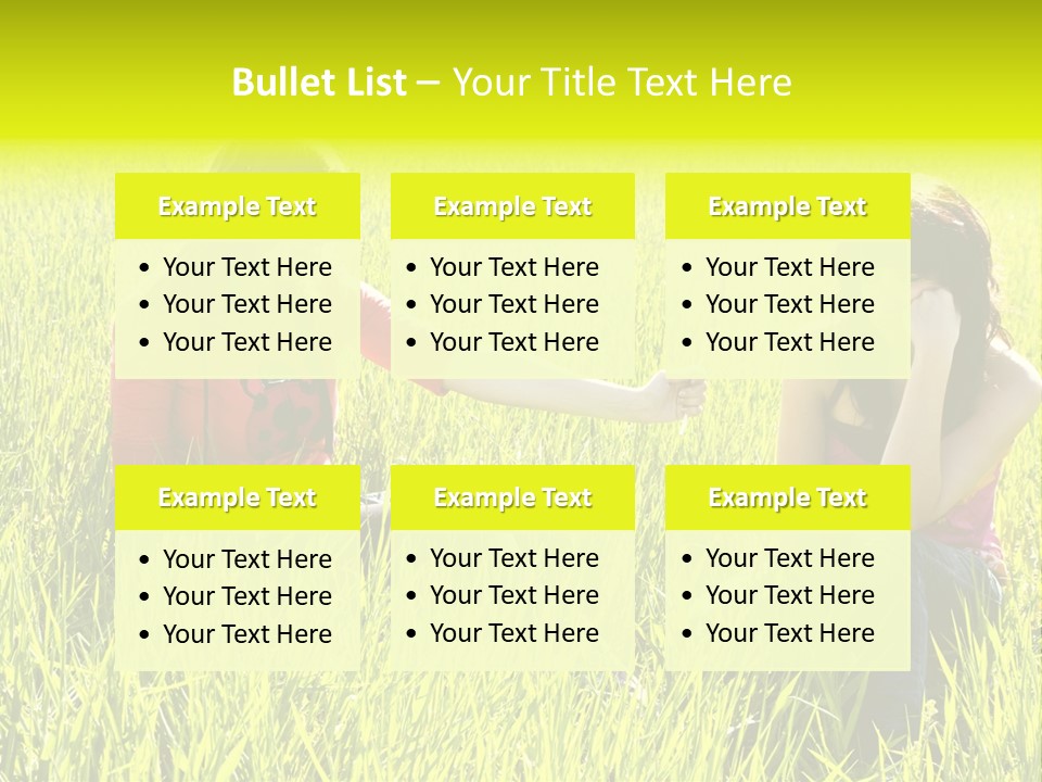 Blond Young Woman Offering Candy To Her Friend. PowerPoint Template