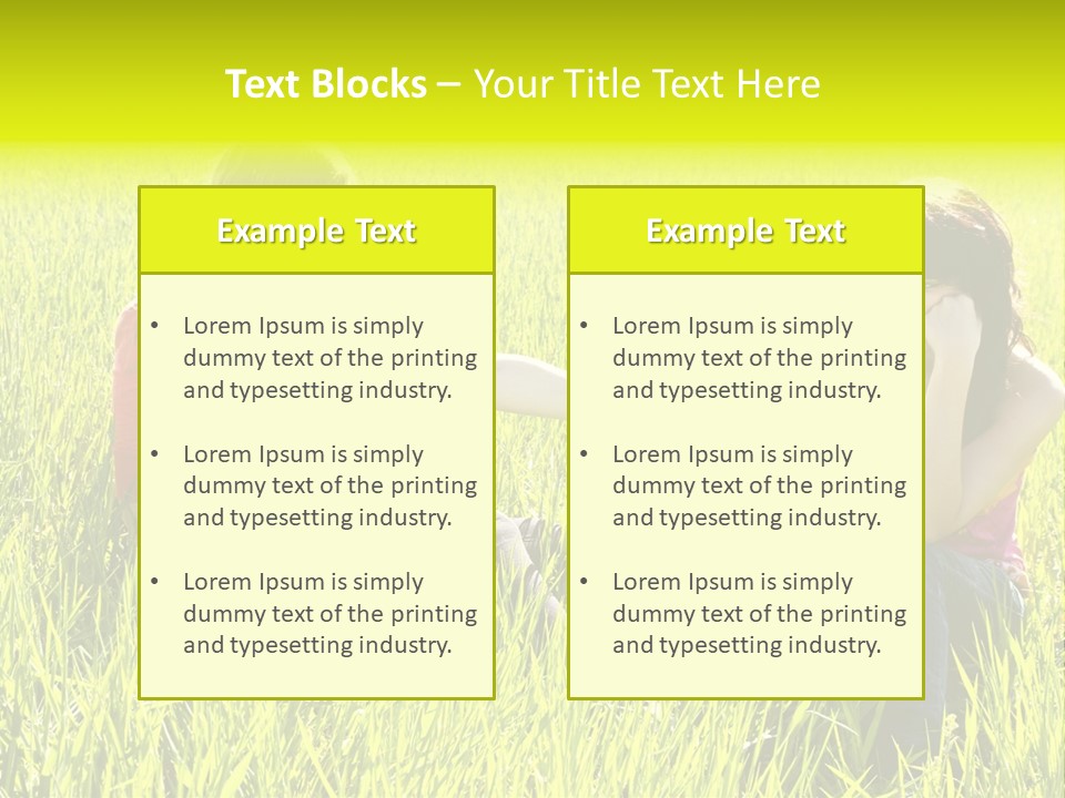 Blond Young Woman Offering Candy To Her Friend. PowerPoint Template