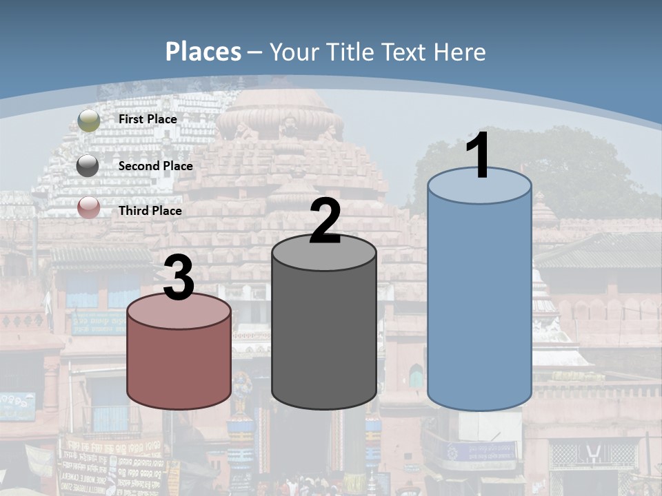 Crowds Thronging The Market Square In Front Of Jagannath Hindu Temple. Puri, Orissa, India. 12Th Century Ad PowerPoint Template