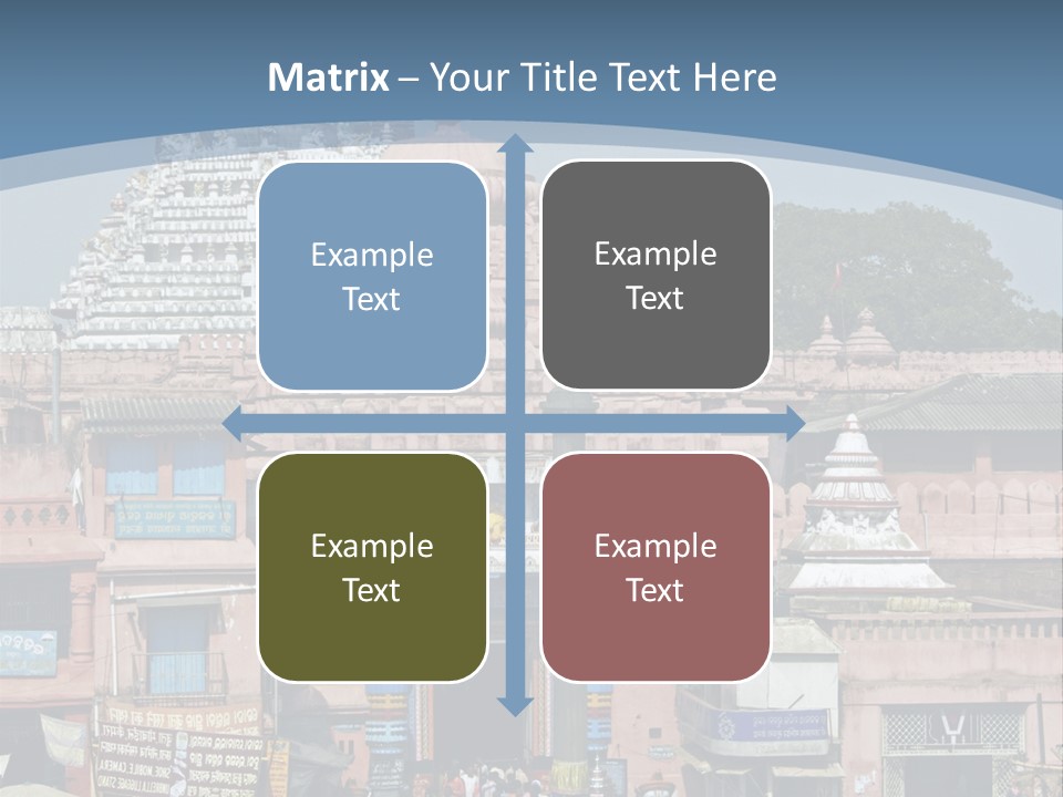 Crowds Thronging The Market Square In Front Of Jagannath Hindu Temple. Puri, Orissa, India. 12Th Century Ad PowerPoint Template