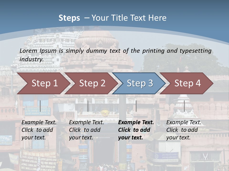 Crowds Thronging The Market Square In Front Of Jagannath Hindu Temple. Puri, Orissa, India. 12Th Century Ad PowerPoint Template
