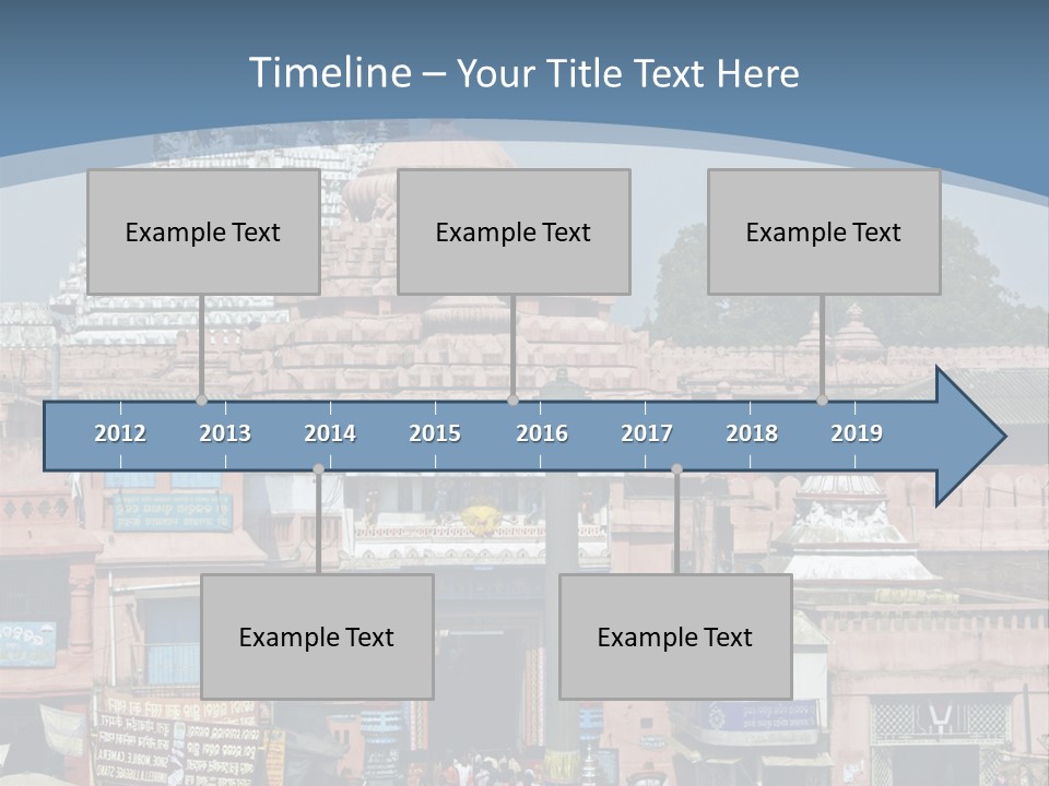 Crowds Thronging The Market Square In Front Of Jagannath Hindu Temple. Puri, Orissa, India. 12Th Century Ad PowerPoint Template