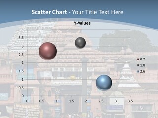Crowds Thronging The Market Square In Front Of Jagannath Hindu Temple. Puri, Orissa, India. 12Th Century Ad PowerPoint Template