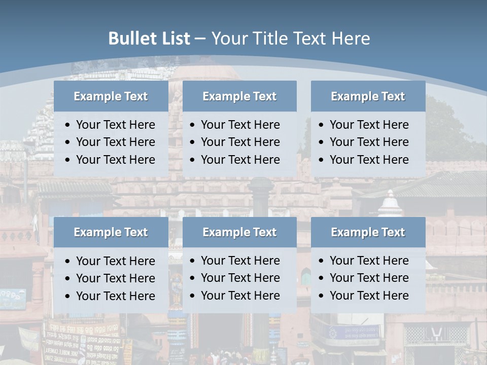 Crowds Thronging The Market Square In Front Of Jagannath Hindu Temple. Puri, Orissa, India. 12Th Century Ad PowerPoint Template