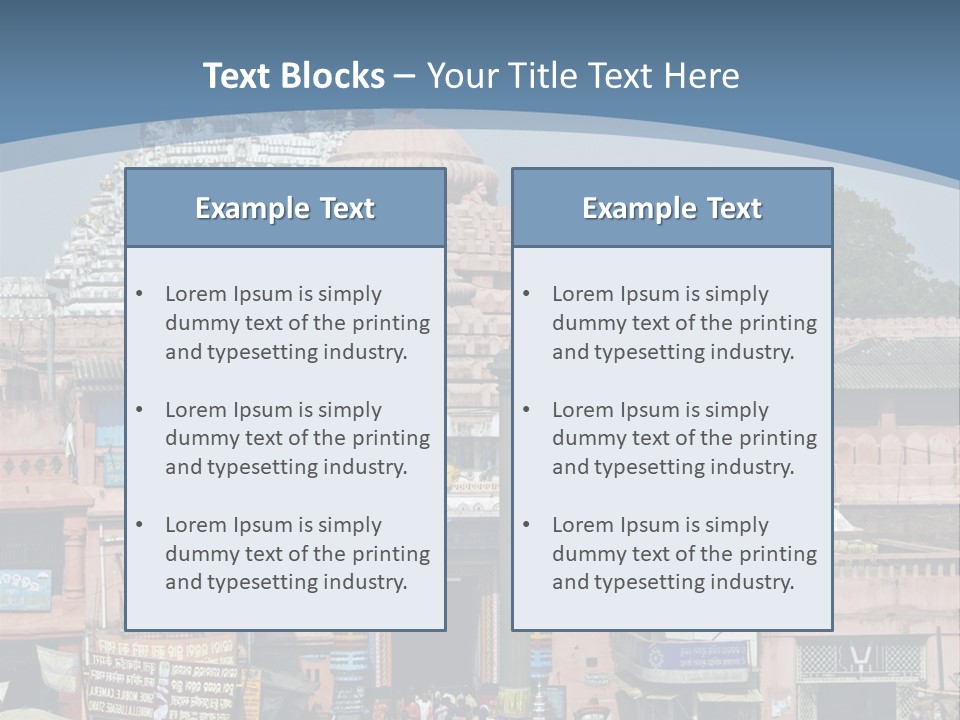 Crowds Thronging The Market Square In Front Of Jagannath Hindu Temple. Puri, Orissa, India. 12Th Century Ad PowerPoint Template
