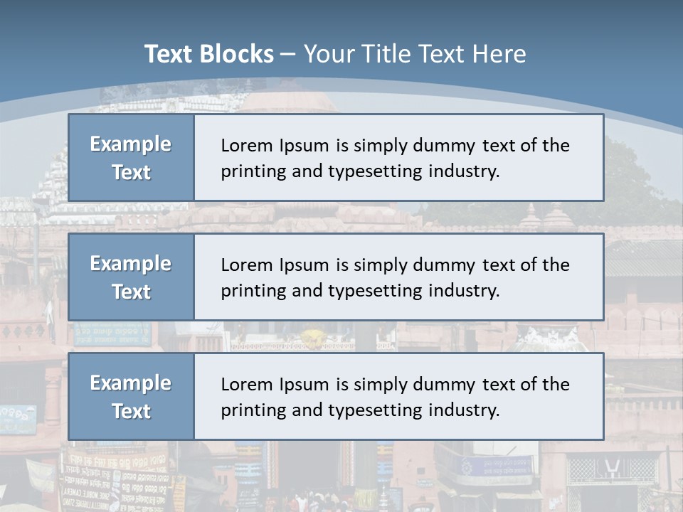 Crowds Thronging The Market Square In Front Of Jagannath Hindu Temple. Puri, Orissa, India. 12Th Century Ad PowerPoint Template