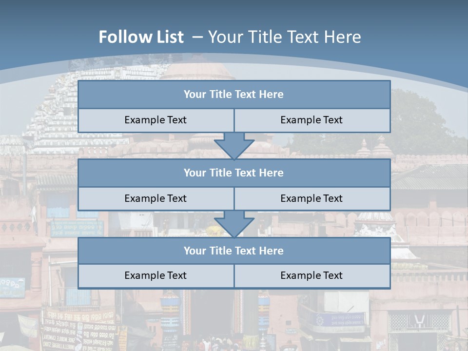 Crowds Thronging The Market Square In Front Of Jagannath Hindu Temple. Puri, Orissa, India. 12Th Century Ad PowerPoint Template
