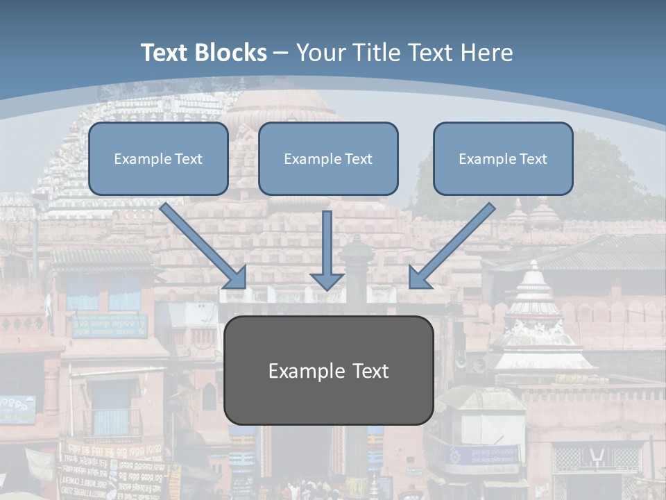 Crowds Thronging The Market Square In Front Of Jagannath Hindu Temple. Puri, Orissa, India. 12Th Century Ad PowerPoint Template