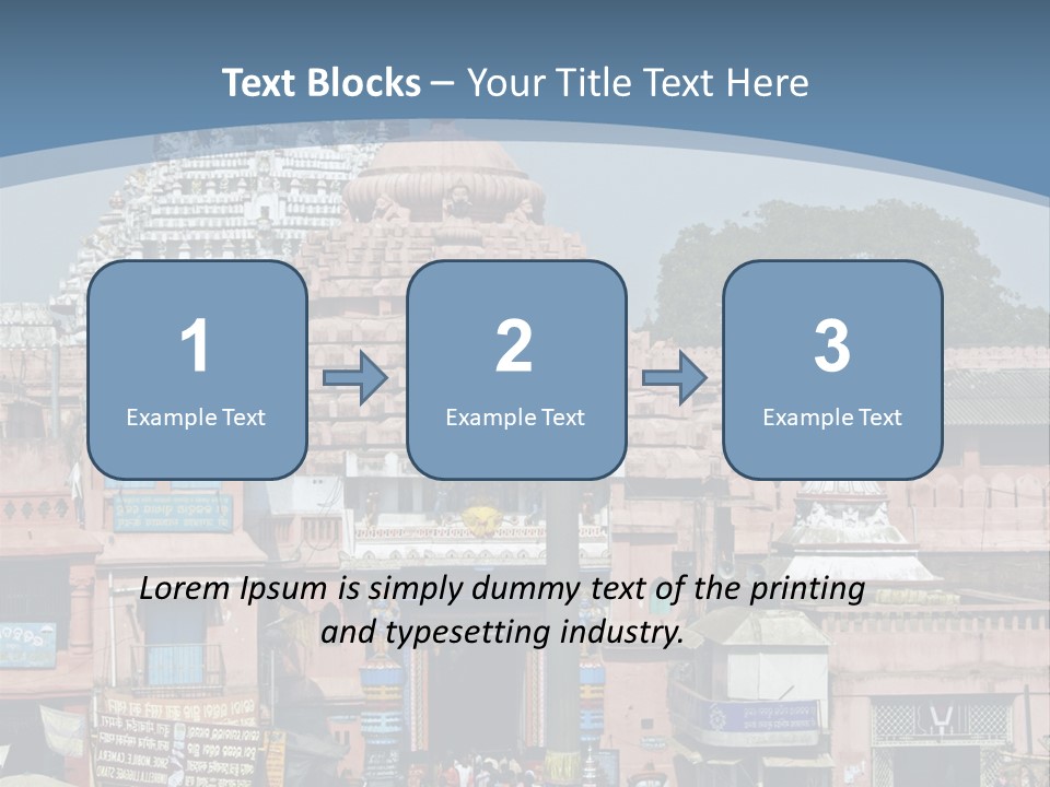 Crowds Thronging The Market Square In Front Of Jagannath Hindu Temple. Puri, Orissa, India. 12Th Century Ad PowerPoint Template