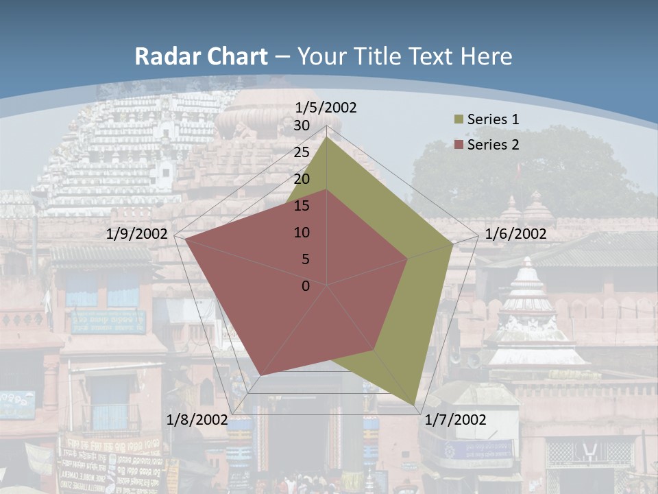Crowds Thronging The Market Square In Front Of Jagannath Hindu Temple. Puri, Orissa, India. 12Th Century Ad PowerPoint Template