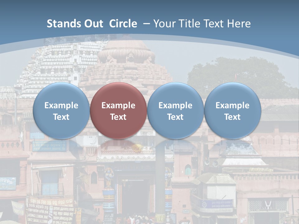 Crowds Thronging The Market Square In Front Of Jagannath Hindu Temple. Puri, Orissa, India. 12Th Century Ad PowerPoint Template