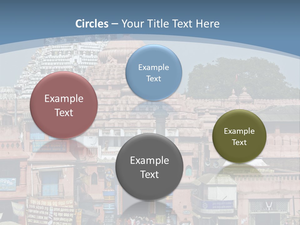 Crowds Thronging The Market Square In Front Of Jagannath Hindu Temple. Puri, Orissa, India. 12Th Century Ad PowerPoint Template