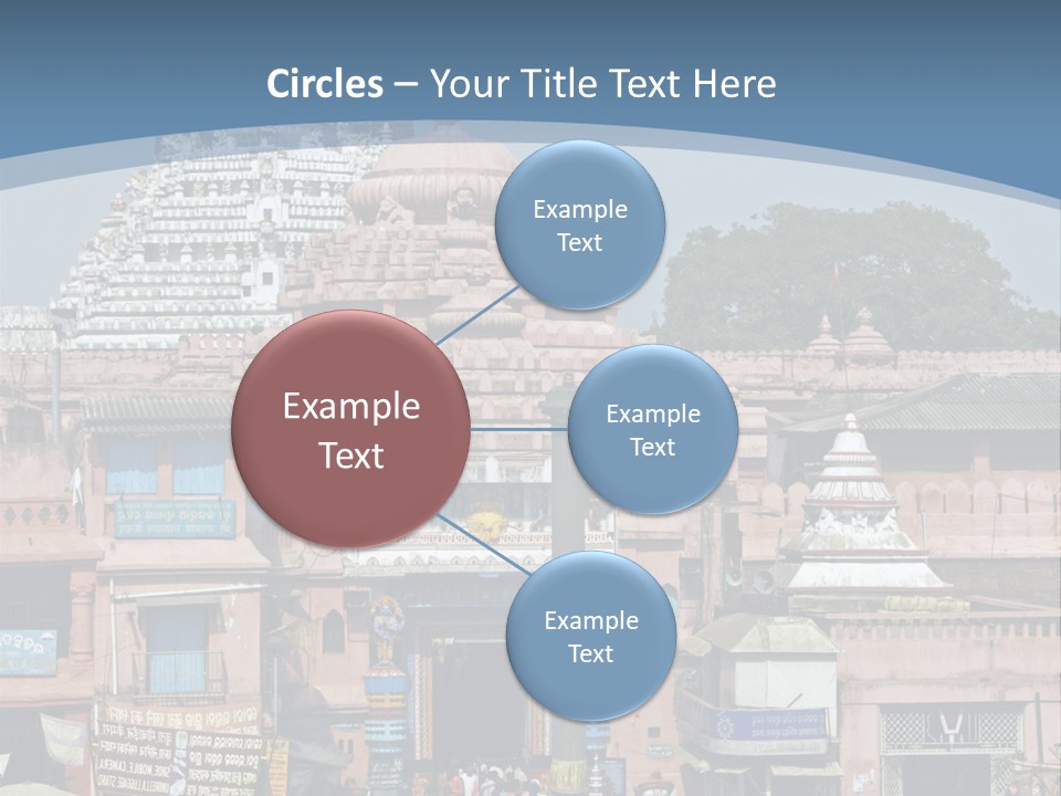 Crowds Thronging The Market Square In Front Of Jagannath Hindu Temple. Puri, Orissa, India. 12Th Century Ad PowerPoint Template