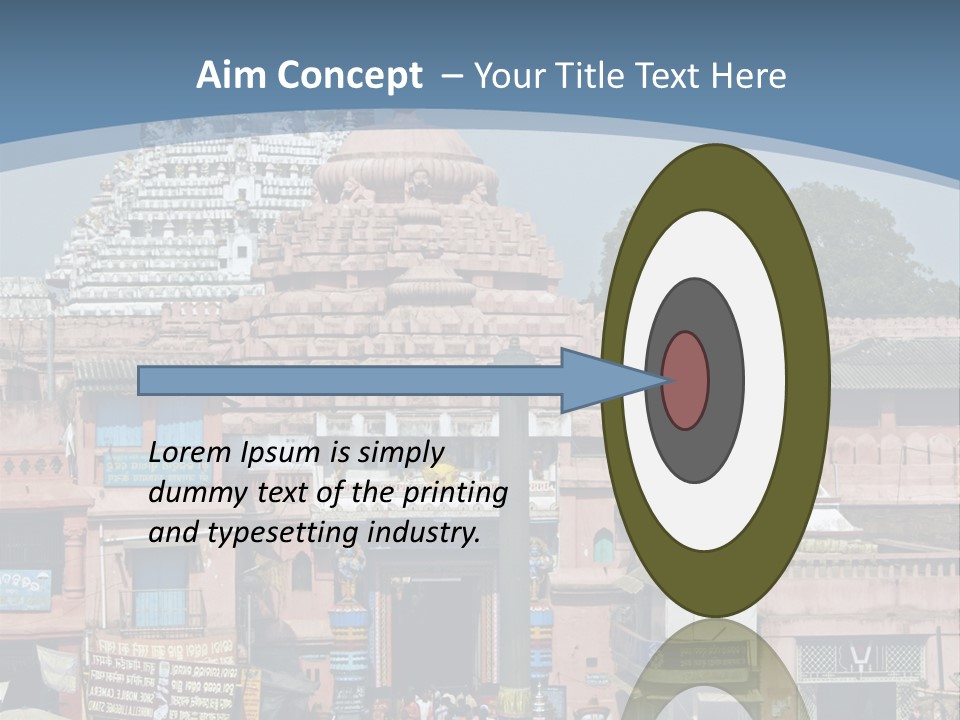 Crowds Thronging The Market Square In Front Of Jagannath Hindu Temple. Puri, Orissa, India. 12Th Century Ad PowerPoint Template