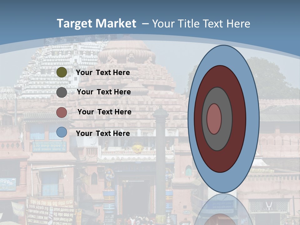 Crowds Thronging The Market Square In Front Of Jagannath Hindu Temple. Puri, Orissa, India. 12Th Century Ad PowerPoint Template