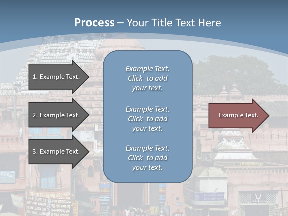Crowds Thronging The Market Square In Front Of Jagannath Hindu Temple. Puri, Orissa, India. 12Th Century Ad PowerPoint Template