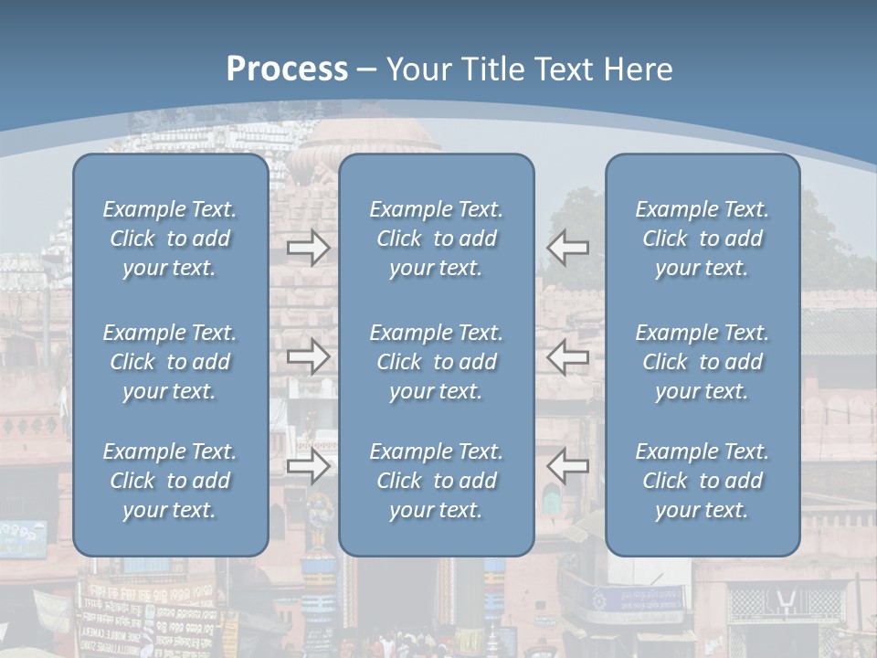 Crowds Thronging The Market Square In Front Of Jagannath Hindu Temple. Puri, Orissa, India. 12Th Century Ad PowerPoint Template