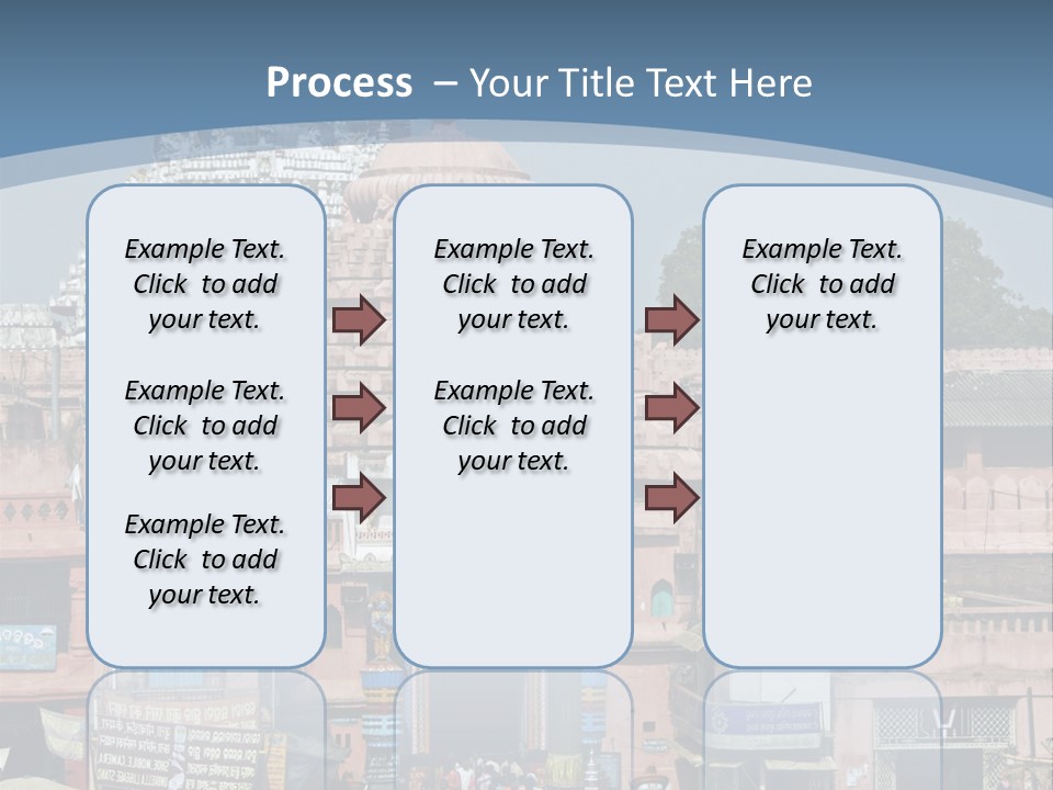 Crowds Thronging The Market Square In Front Of Jagannath Hindu Temple. Puri, Orissa, India. 12Th Century Ad PowerPoint Template