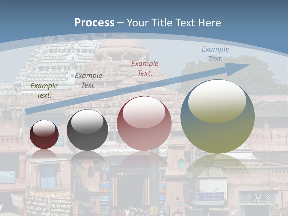 Crowds Thronging The Market Square In Front Of Jagannath Hindu Temple. Puri, Orissa, India. 12Th Century Ad PowerPoint Template