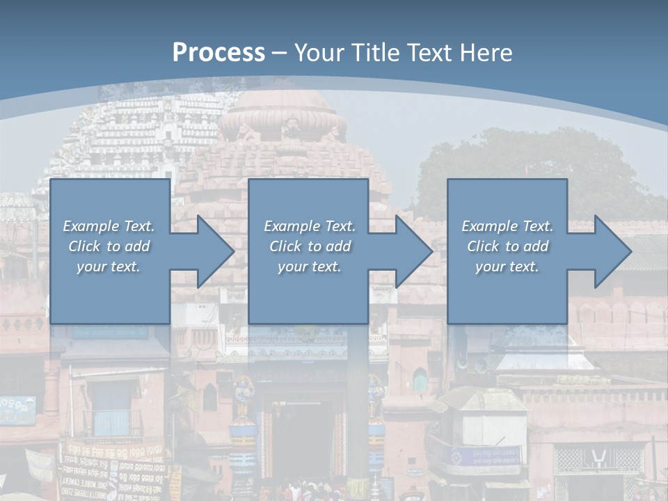 Crowds Thronging The Market Square In Front Of Jagannath Hindu Temple. Puri, Orissa, India. 12Th Century Ad PowerPoint Template