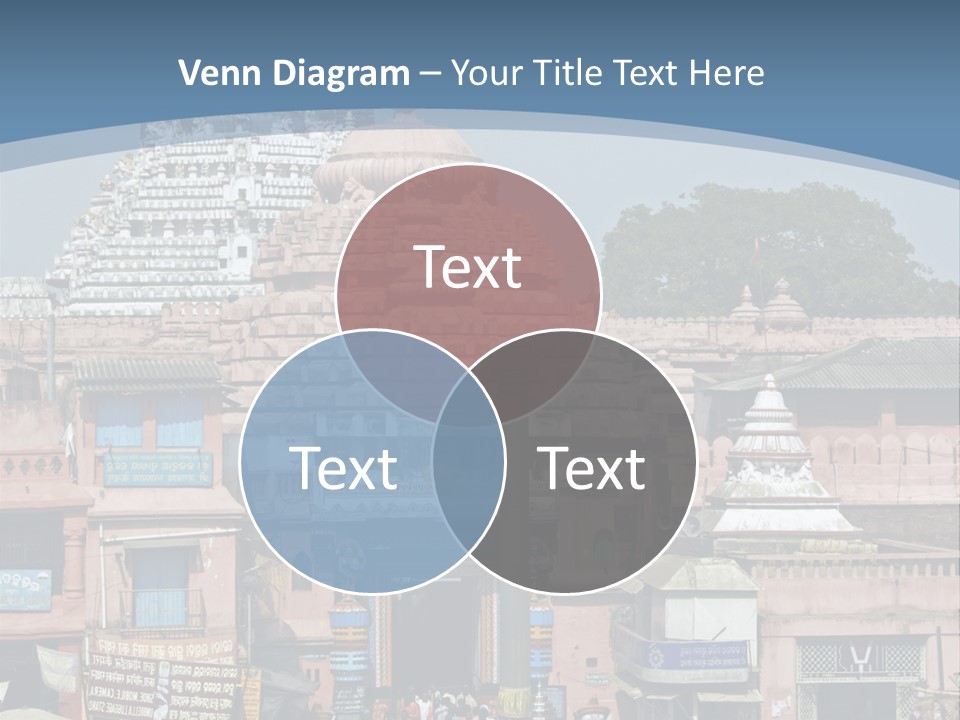 Crowds Thronging The Market Square In Front Of Jagannath Hindu Temple. Puri, Orissa, India. 12Th Century Ad PowerPoint Template