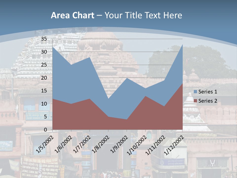 Crowds Thronging The Market Square In Front Of Jagannath Hindu Temple. Puri, Orissa, India. 12Th Century Ad PowerPoint Template