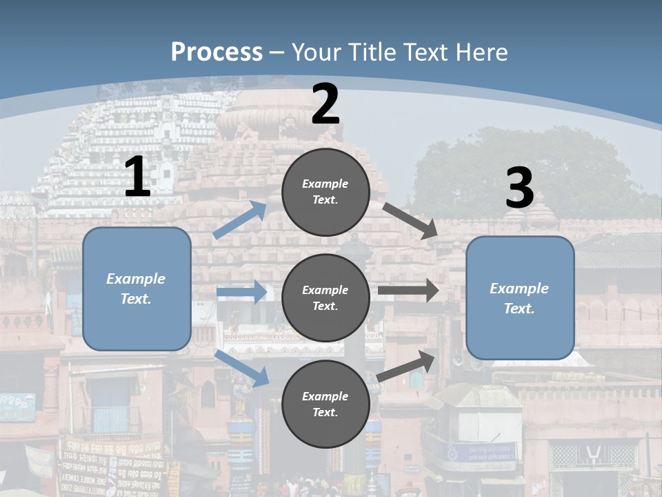 Crowds Thronging The Market Square In Front Of Jagannath Hindu Temple. Puri, Orissa, India. 12Th Century Ad PowerPoint Template