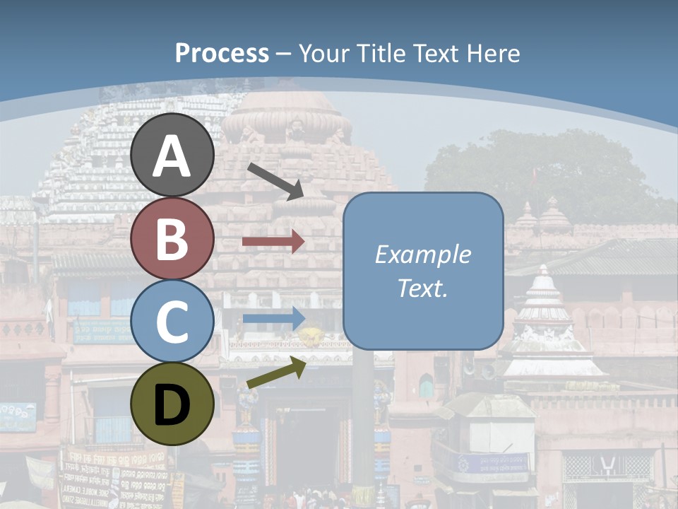 Crowds Thronging The Market Square In Front Of Jagannath Hindu Temple. Puri, Orissa, India. 12Th Century Ad PowerPoint Template