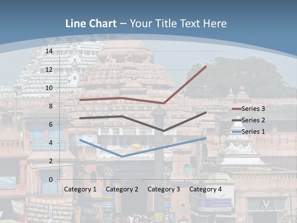Crowds Thronging The Market Square In Front Of Jagannath Hindu Temple. Puri, Orissa, India. 12Th Century Ad PowerPoint Template
