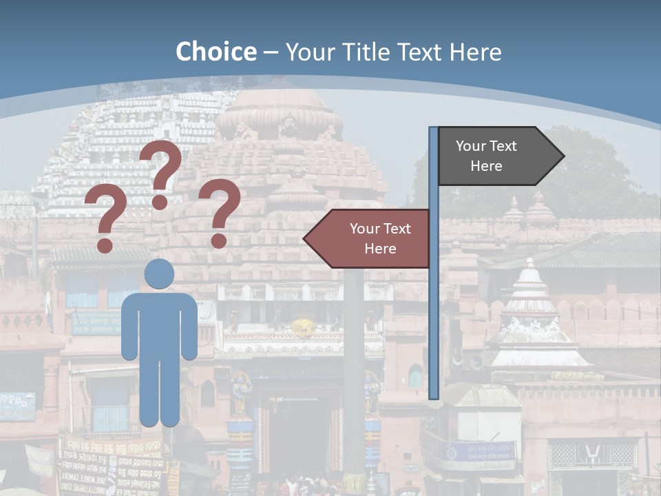 Crowds Thronging The Market Square In Front Of Jagannath Hindu Temple. Puri, Orissa, India. 12Th Century Ad PowerPoint Template