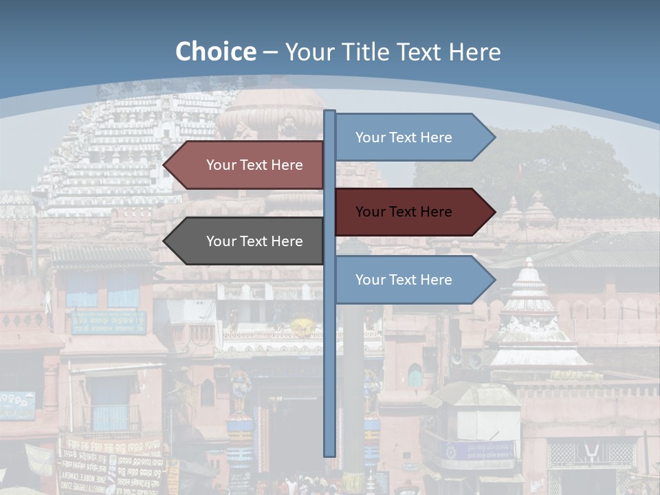 Crowds Thronging The Market Square In Front Of Jagannath Hindu Temple. Puri, Orissa, India. 12Th Century Ad PowerPoint Template