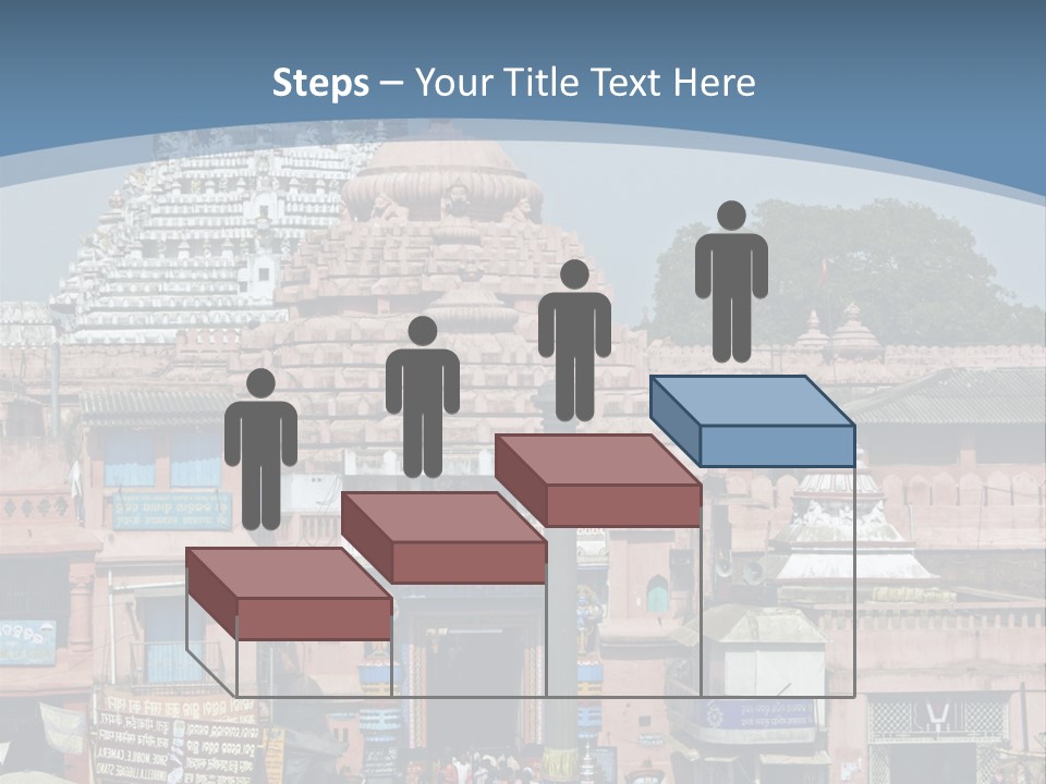 Crowds Thronging The Market Square In Front Of Jagannath Hindu Temple. Puri, Orissa, India. 12Th Century Ad PowerPoint Template