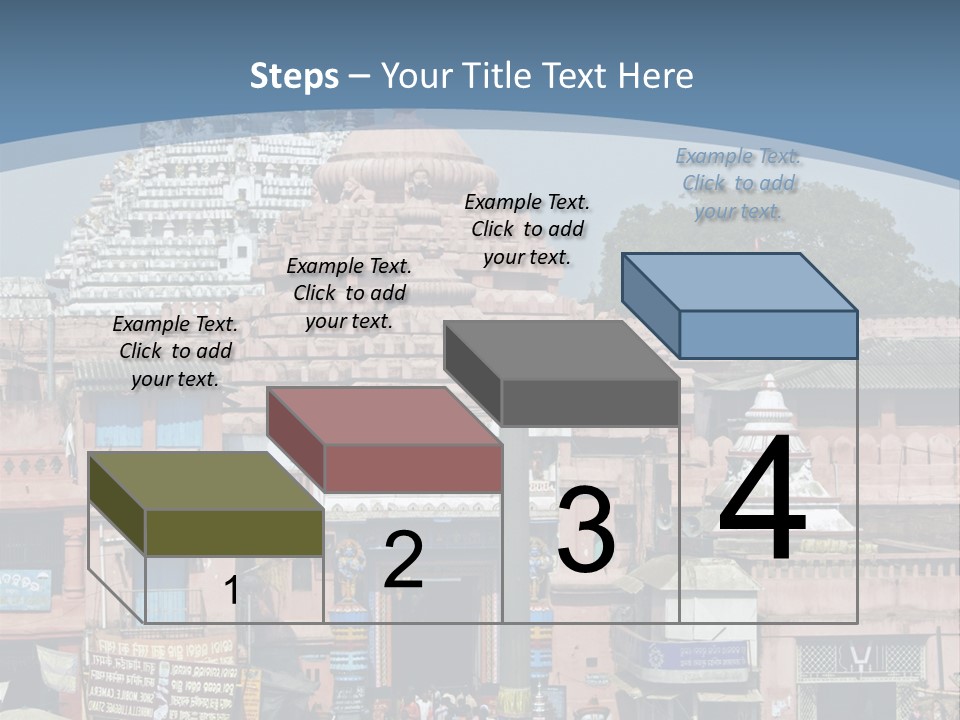 Crowds Thronging The Market Square In Front Of Jagannath Hindu Temple. Puri, Orissa, India. 12Th Century Ad PowerPoint Template