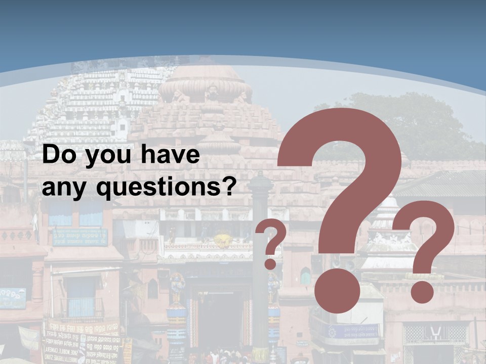 Crowds Thronging The Market Square In Front Of Jagannath Hindu Temple. Puri, Orissa, India. 12Th Century Ad PowerPoint Template