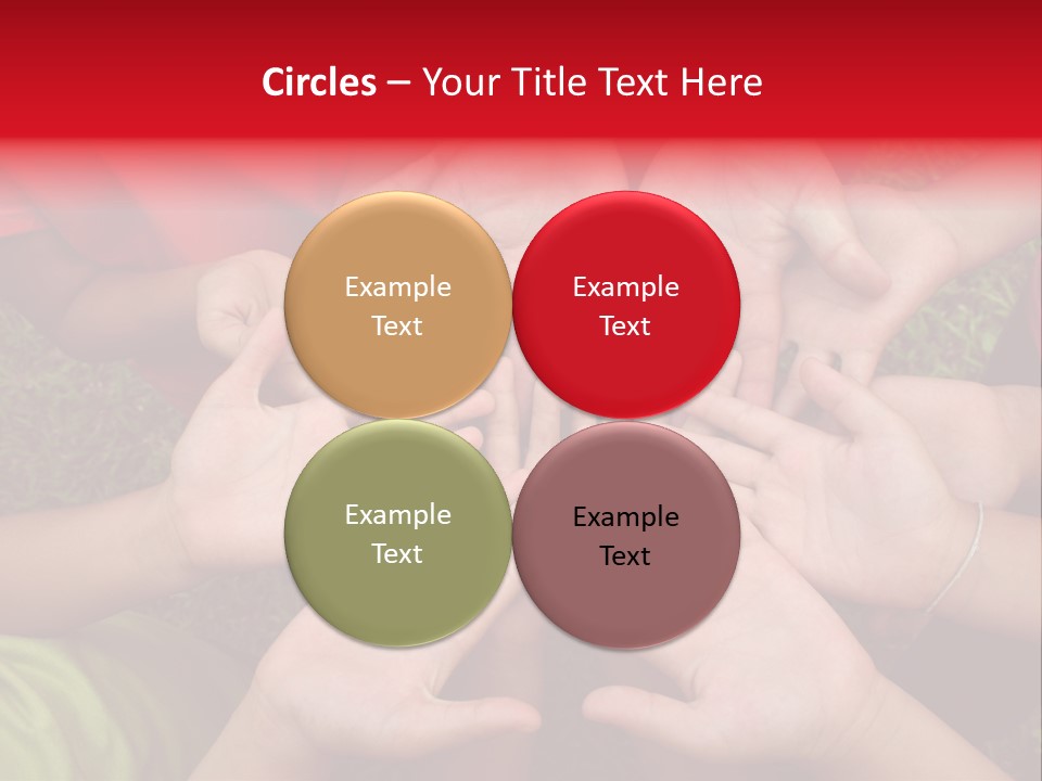 Multicultural Hands PowerPoint Template