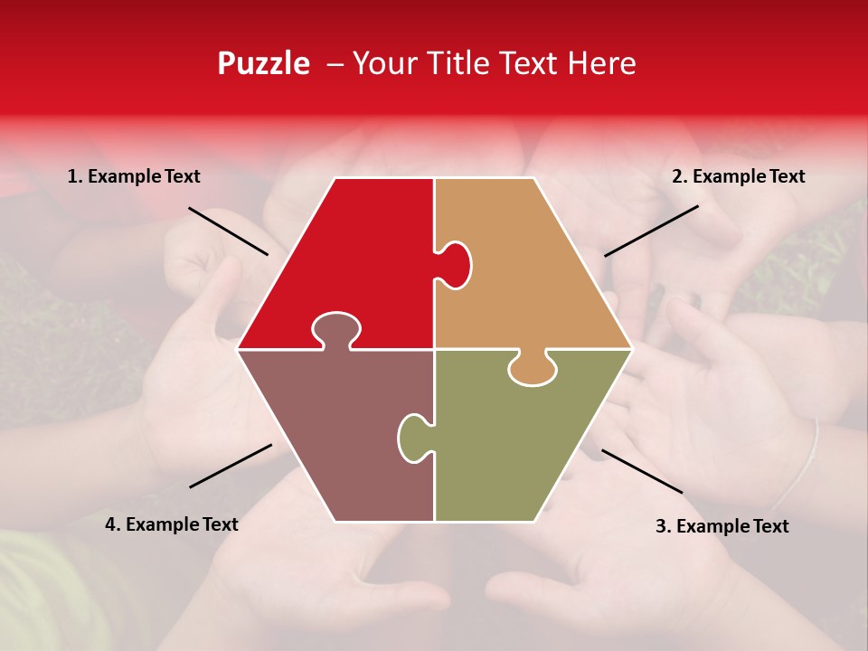 Multicultural Hands PowerPoint Template